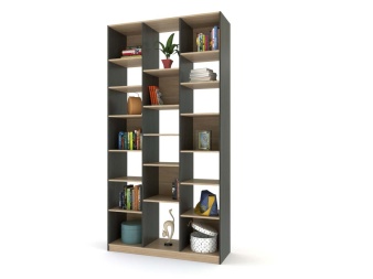 Коричневый Стеллаж Лора №10-2 BMS