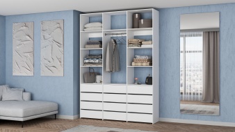 Встраиваемый Стеллаж для одежды Мирта 49 BMS