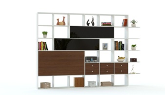 Глянцевый Стеллаж Лайт 3 BMS