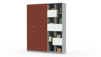 Шкаф-стеллаж Шелби-8 BMS