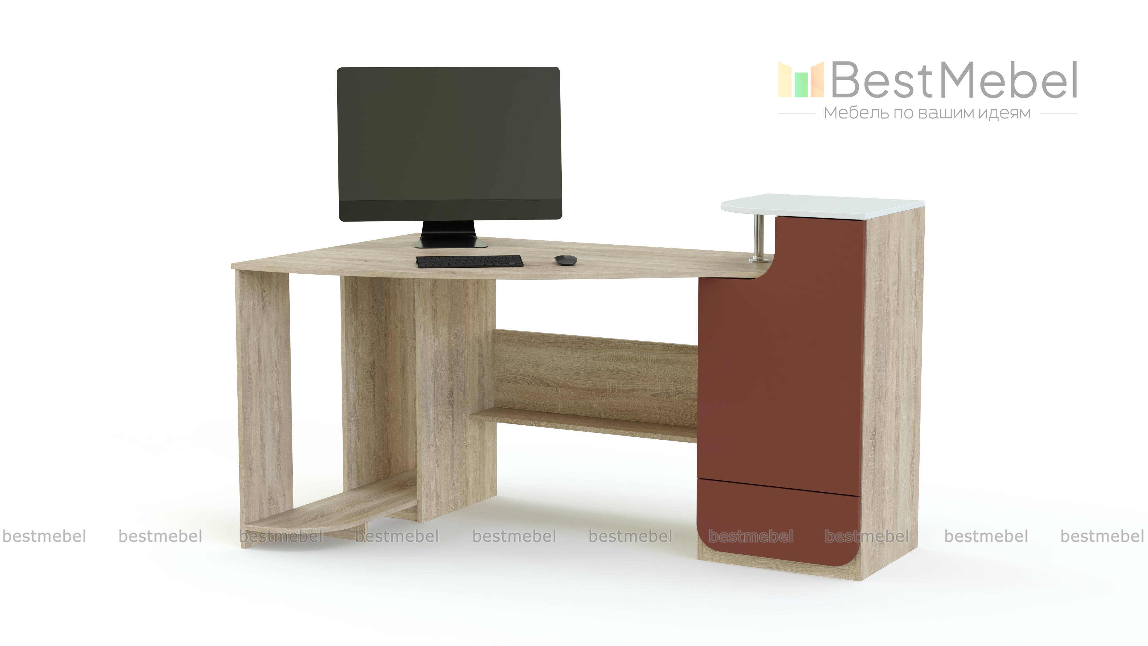 Стол компьютерный МБ-42.1 BMS