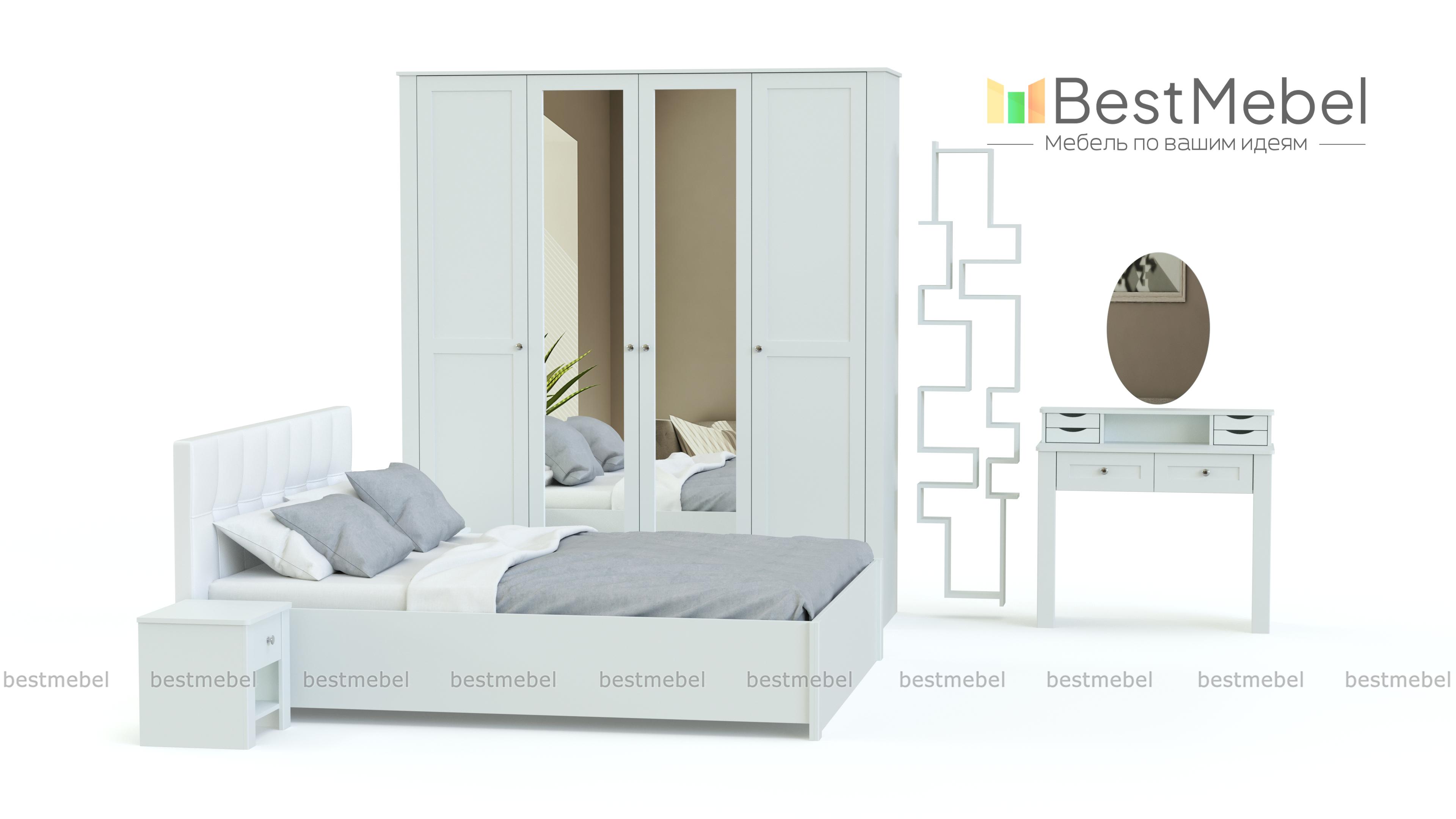 Спальня Бриз комплектация 2 BMS - Фото