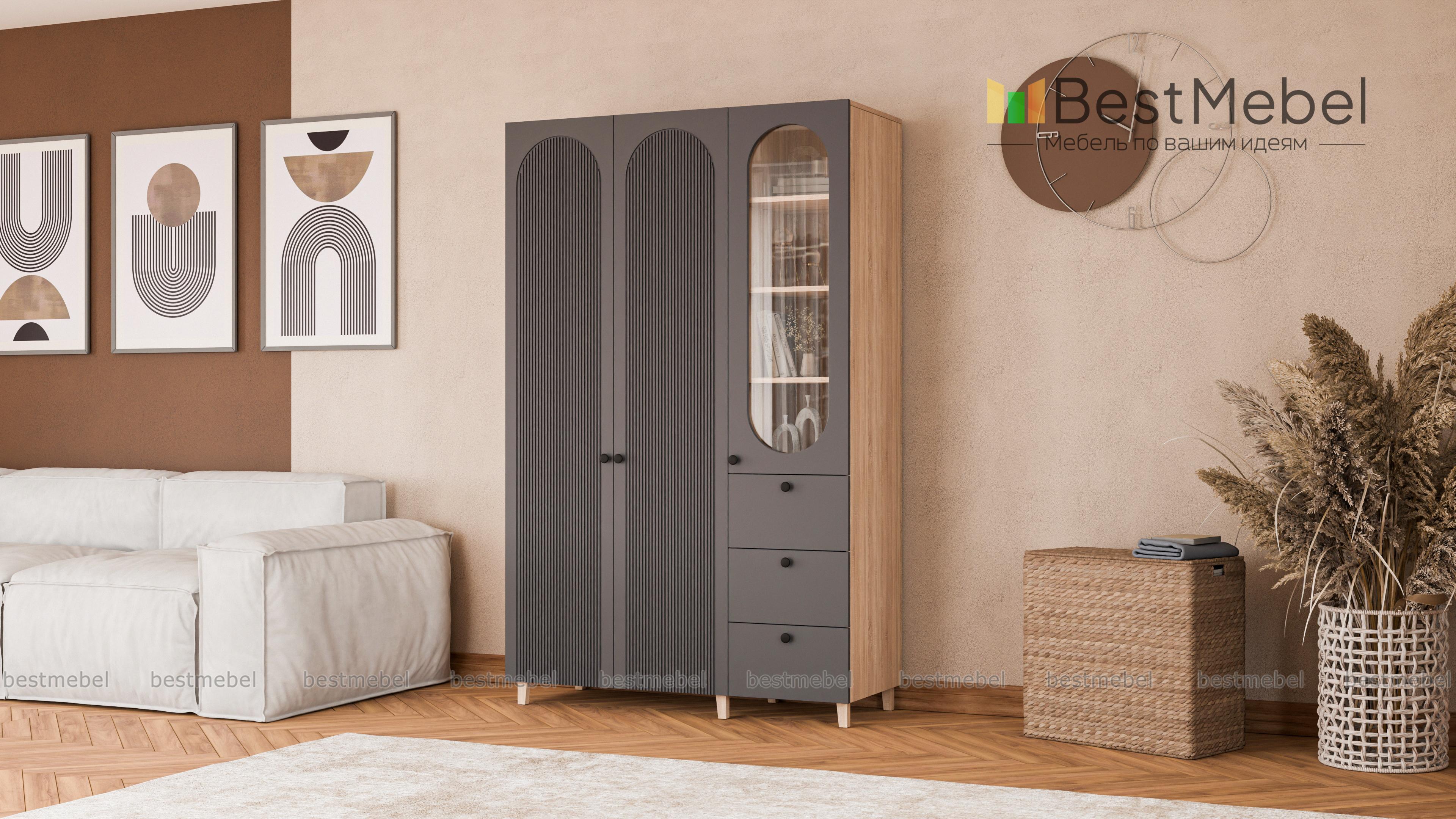 Шкаф распашной Рене 13 BMS - Фото