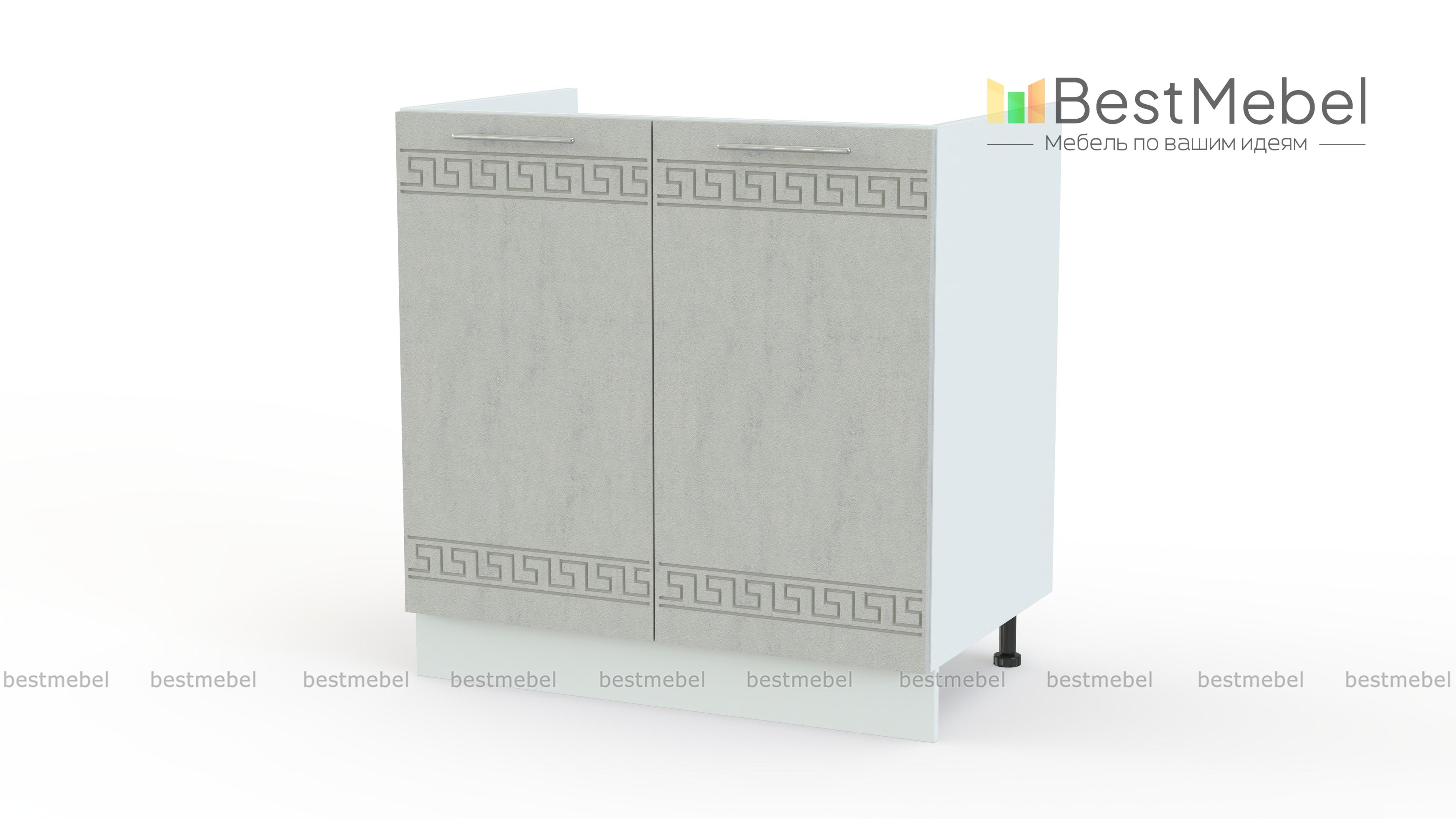 Тумба под мойку 2 двери Греция BMS - Фото