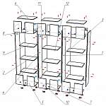 Чертеж Стеллаж Тунис-6 BMS