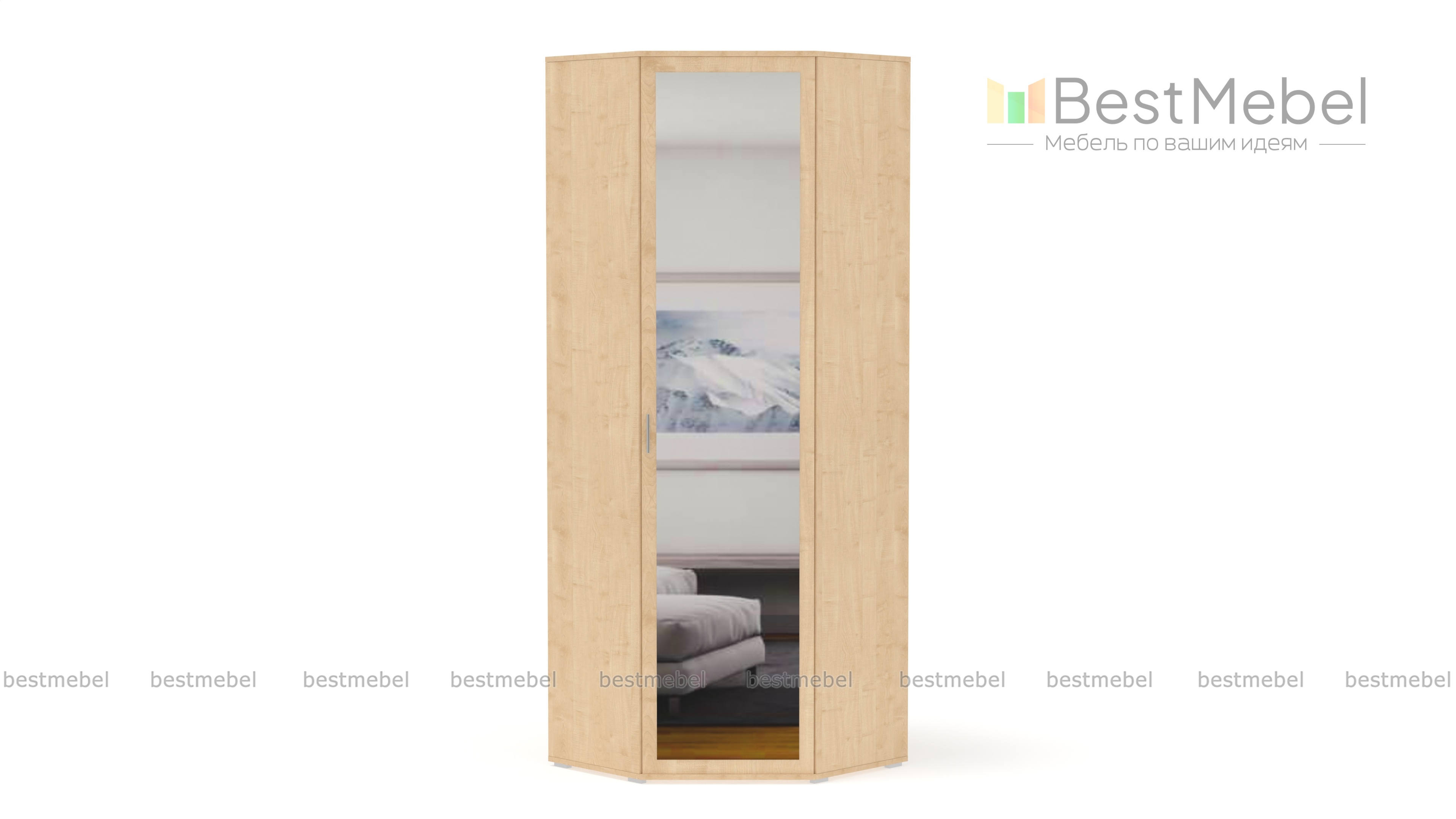 Шкаф угловой ШК-814 Мелисса BMS