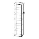 Схема сборки Шкаф распашной Декарт 1 BMS