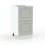 Шкаф нижний Гарда 400 2 больших ящика BMS - Фото 3