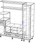 Чертеж Тумба под ТВ №16 BMS