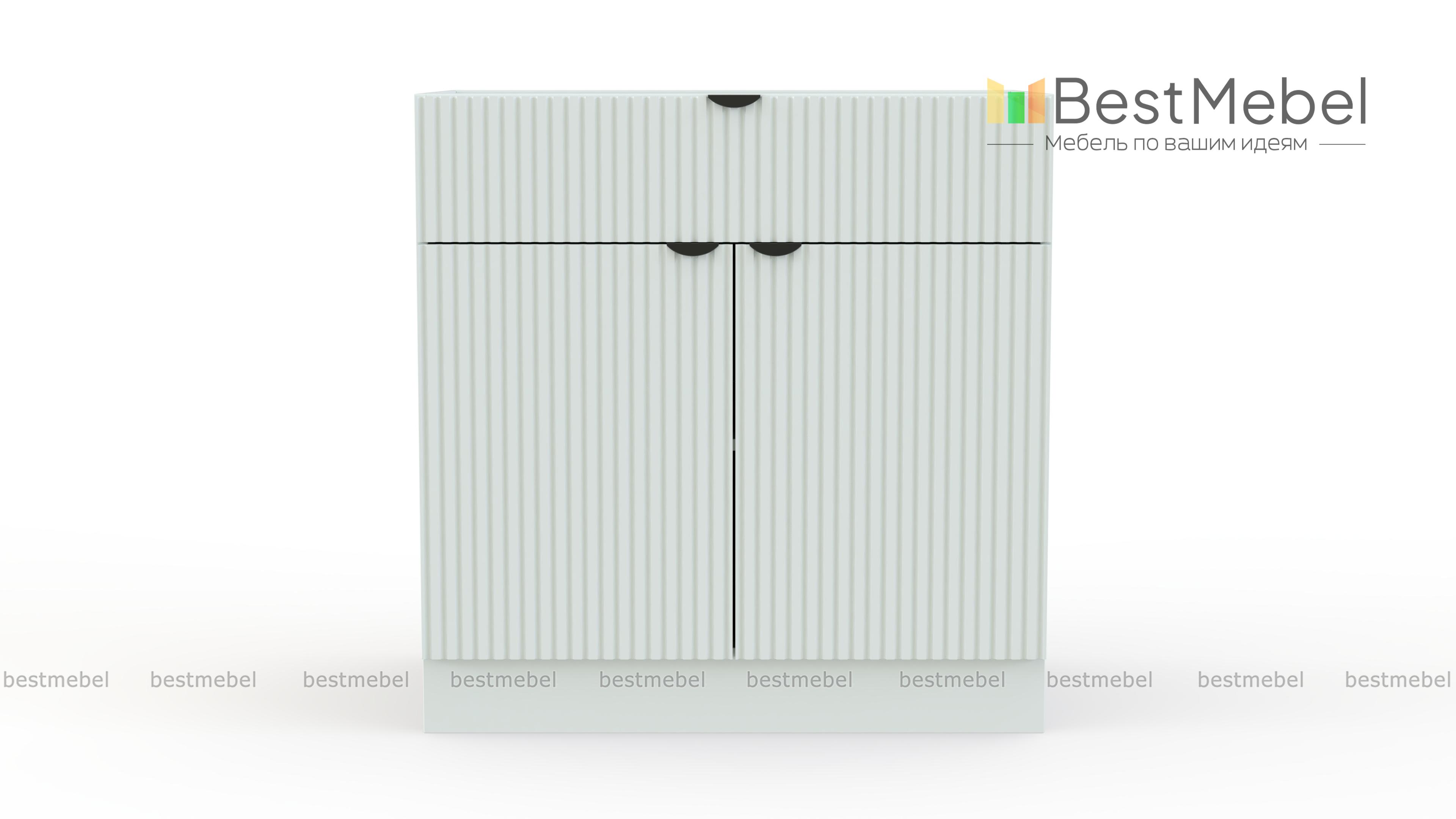 Шкаф нижний с 2-мя дверцами и ящиком Альберт BMS - Фото