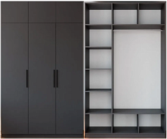 Распашной шкаф Вилета 6 (1100*2500*600) (1100х2500х600)