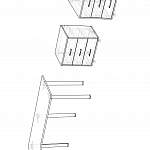 Схема сборки Рабочий стол с тумбой Муа-2 BMS