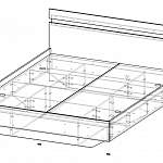 Чертеж Кровать Лина 5 BMS