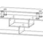 Чертеж Тумба TV-Line ТВ-04 BMS