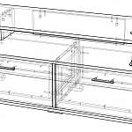 Схема сборки Тумба ТВ Ультра BMS