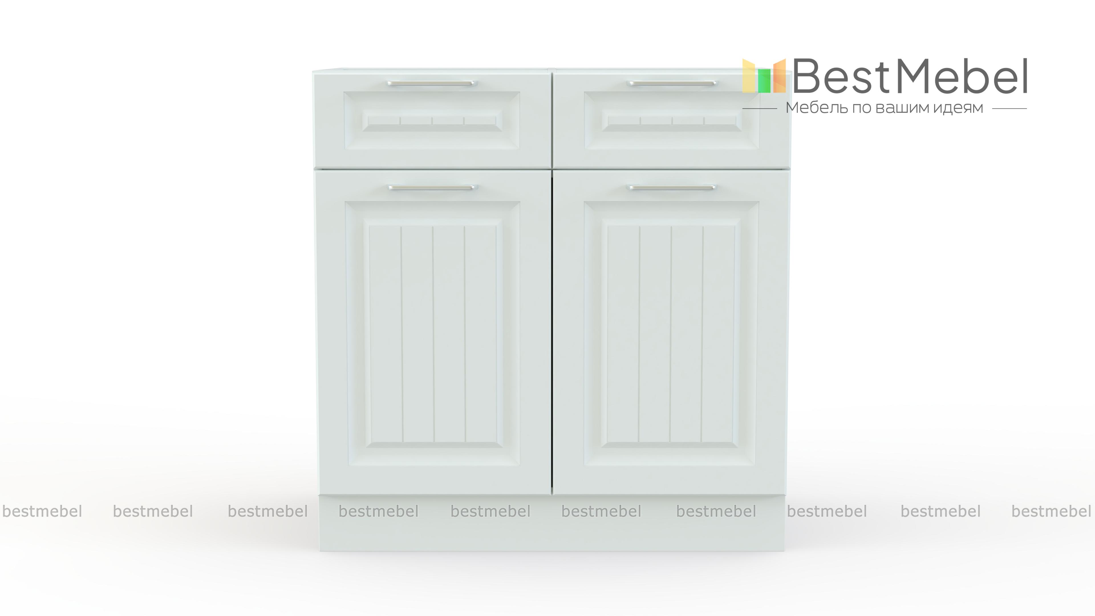 Шкаф нижний с 2-мя дверцами и 2-мя ящиками Европа BMS - Фото