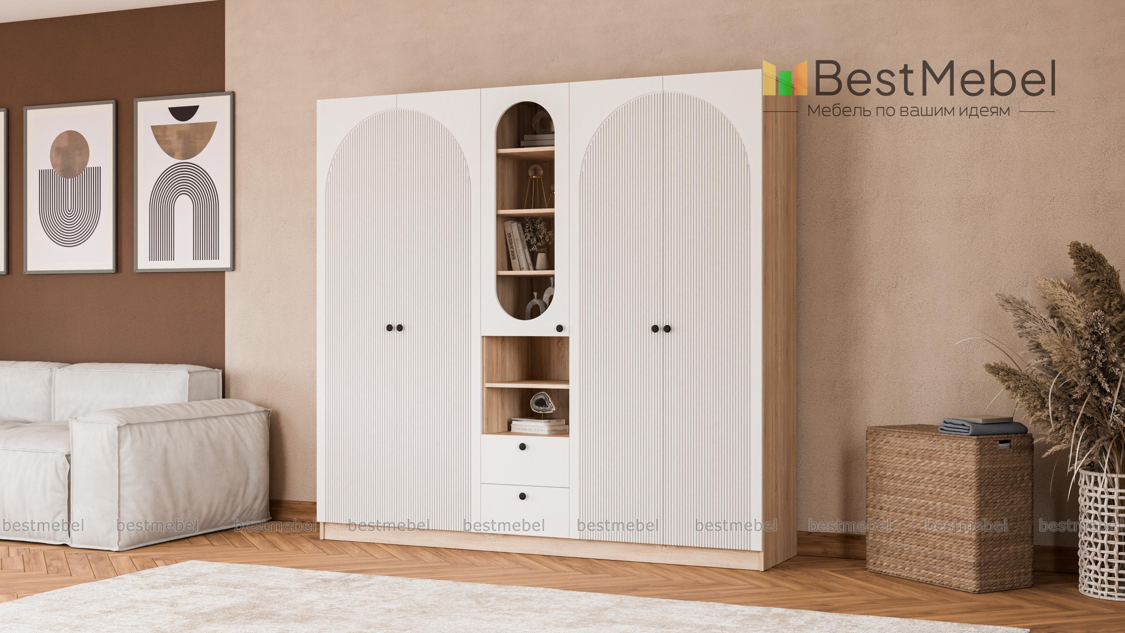 Шкаф распашной Вивьен 25 BMS - Фото