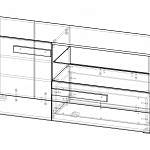 Схема сборки Тумба ТВ-столик ML 758 BMS