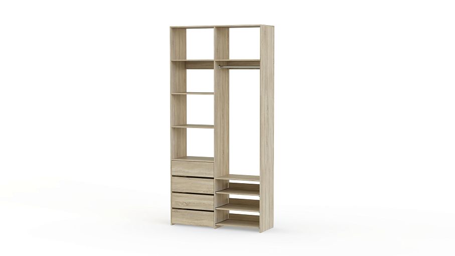 Стеллаж для одежды Мирта 87 BMS - Фото