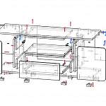 Тумба RTV2D1S/4/16 BMS