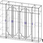 Чертеж Шкаф Артель 6 BMS