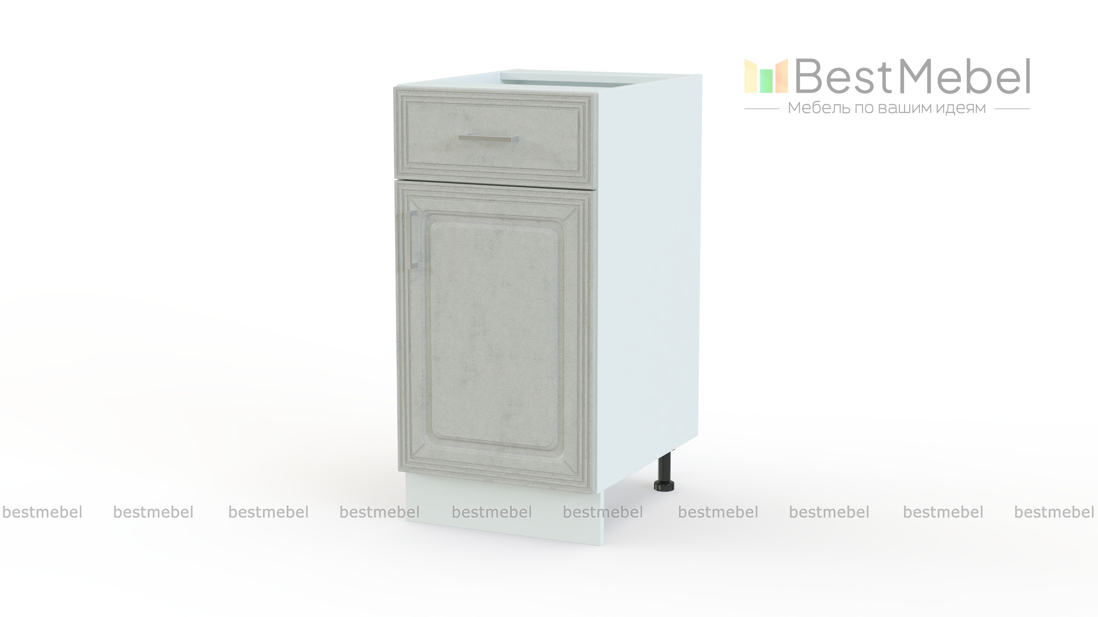 Шкаф нижний 1-м ящиком и 1 дверью Ника BMS
