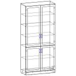 Шкаф книжный 2 №3