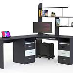 Письменный стол для двоих Фреско 50 BMS - Фото 2