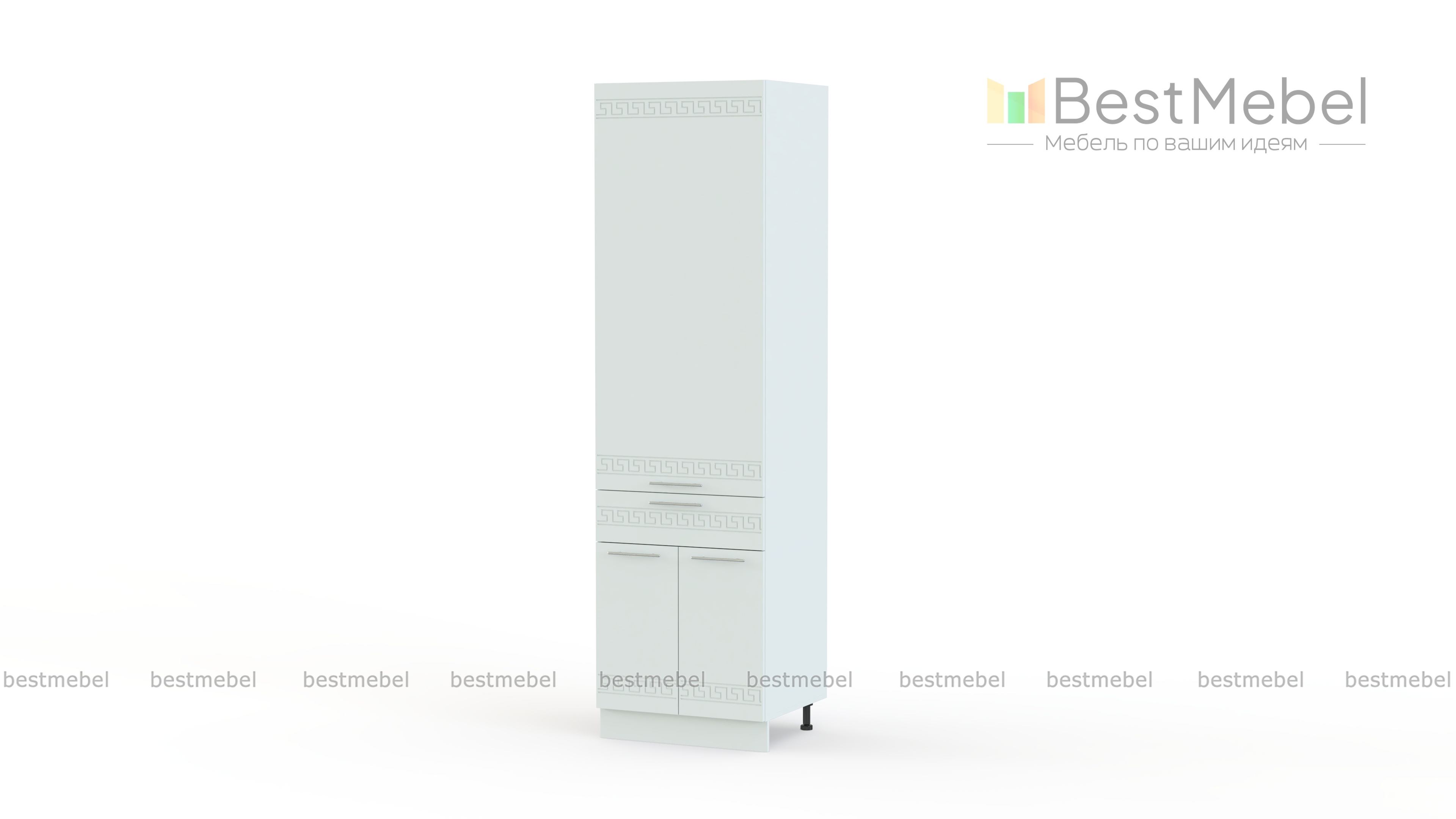 Шкаф-пенал 1 ящик  Греция-2 BMS