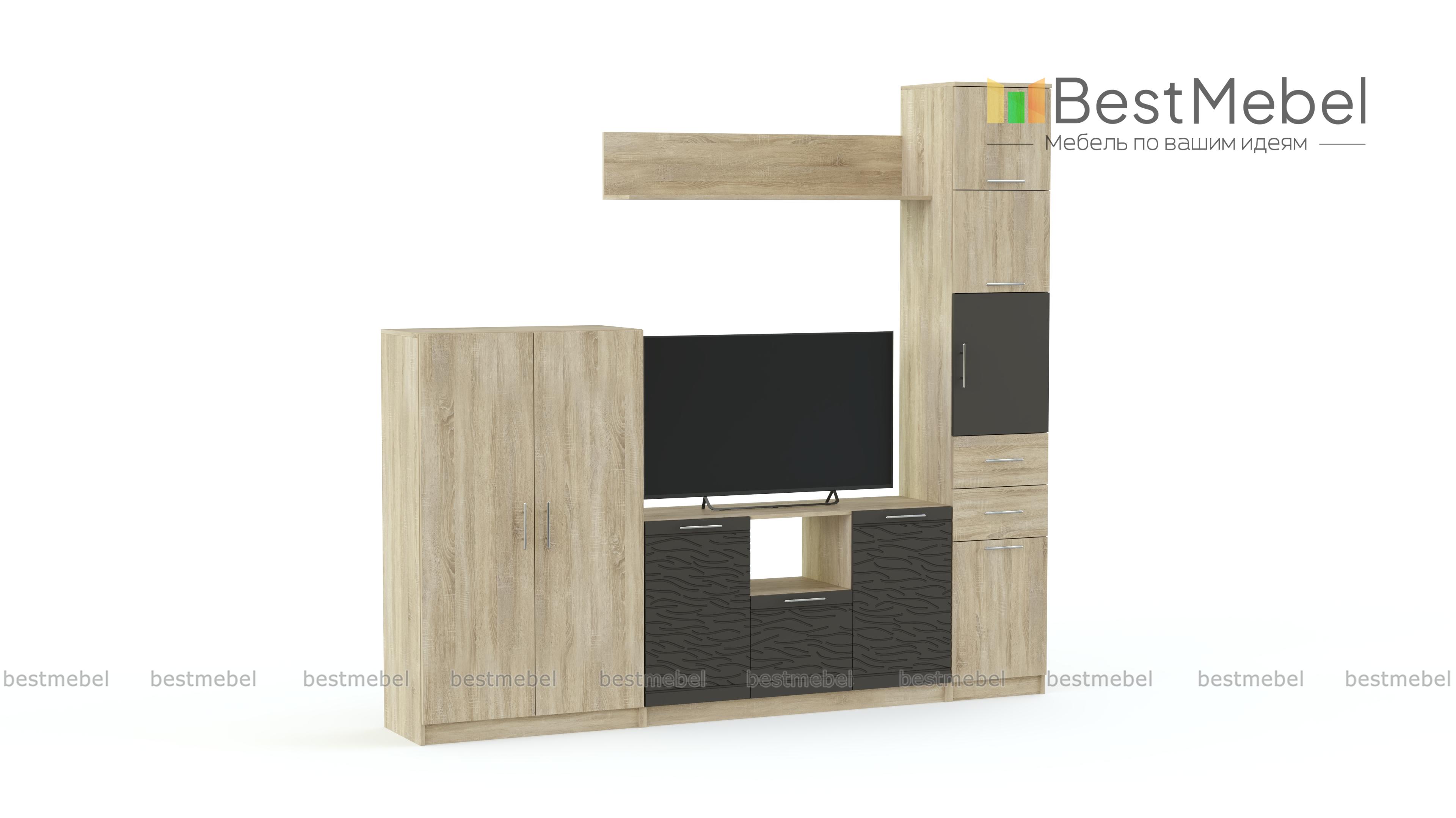 Стенка Вельвет 4 BMS - Фото