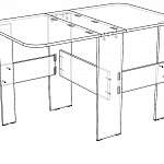 Схема сборки Кухонный стол Мечта-1 BMS